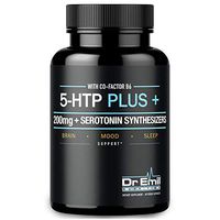 200 MG 5-HTP Plus Serotonin Synthesizers and Cofactor B6 for Improved Serotonin Conversion - Enhanced 5HTP Supplement for Serotonin Boost, Mood and Sleep Support