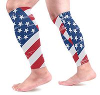 USA America Flag Sports Calf Compression Sleeves Leg Compression Calf Sleeve for Runners Men Women (1 Pair)
