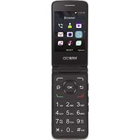 Simple Mobile Carrier-Locked Alcatel MyFlip 4G Prepaid Flip Phone- Black - 4GB - Sim Card Included – GSM