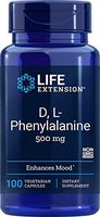 Life Extension D-L-Phenyalanine 500 mg, 100 Vegetarian Capsules