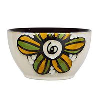 Bowl Kitchenware Supplies Hand-Painted Large Bowl Home Large Bowl Suit Ceramic Soup Bowl Salad Bowl Cutlery Beef Noodle Bowl Soup Bowl Household tableware, retro bowl (Color : Meng Ya)