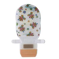 Flange for Coloplast Assura AC Easiflex Two-Piece Pediatric Drainable Pouch with Filter and EasiClose Integrated Closure 3/4" Flange, 5-1/2" L, 105mL, Opaque Teddy Print, Adhesive Coupling (Box of 10 Each)