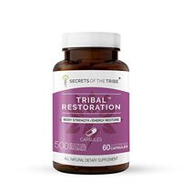 Secrets Of The Tribe - Tribal Restoration, Body Strength/Energy Restore, Herbal Supplement Blend (60 Capsules)