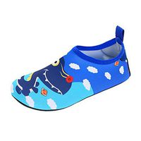 heavKin Boy's Girl's Quick Drying Water Shoes Dinosaur Print Swim Waterproof Beach Sandals,for 1-8Years Kids Baby (Sky Blue, 2.5-3Years)