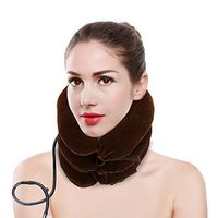Adjustable Neck Brace Neck Traction Cervical Traction, Air Inflatable Pillow Cervical Neck Traction Device Neck Collar Support for Pain Relief