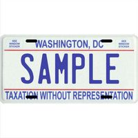 Custom Personalized Metal License Plate Your Name Your State - Choose from All 50 States (Washington D.C, 6" x 12" Standard Thickness (.030"))