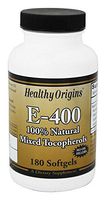 HEALTHY ORIGINS VITAMIN E,400IU, 180 SGEL