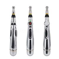 KOOYUTA Electronic Acupuncture Pen Meridians Laser Acupuncture Machine Magnet Massager (Silver)