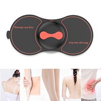 AYO YK-002 Mini Multi-Function Body Electric Physiotherapy Instrument,Cervical Massage Machine,Magic Sticker (Black) OMG (Color : Black)
