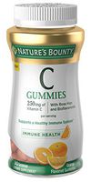 Nature's Bounty Vitamin C, 80 Gummies, Fruit Flavored Gummy Vitamin Supplements for Adults