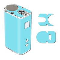 MightySkins Skin Compatible with Eleaf iStick 10W Mini – Glossy Baby Blue | Protective, Durable, and Unique Vinyl Decal wrap Cover | Easy to Apply, Remove, and Change Styles | Made in The USA