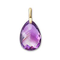 HighChi Amethyst Harmonic Gemstone - 3 Carats 18K White Gold