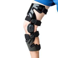 Orthomen Functional Knee Brace - for ACL/MCL/PCL/Meniscus/Ligament/Sports Injuries, Adjustable Hinged ROM Orthopedic Knee Orthosis for Men & Women (XL - Right.)