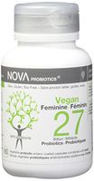 Nova Probiotics Vegan Feminine 27 Billion 60 Vcaps