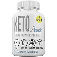 Keto Hack Capsules - Pure Therapeutic Ketones - Ketone Operating System - 30 Dose Supply