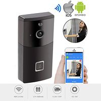HD WiFi Video Doorbell Wide Angle Spy Spot Camera IR Night Vision Live Stream iOS Android