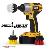 Carpet Cleaner - 2-inch Round Spin Brush Multi-Purpose - Bathroom Accessories - Scrub - Shower Curtain - Bath Mat - Baby Bath Tub - Truck, Auto, Motorcycle - Wheel Brush - Bird Bath - Garden Statues