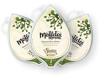 Mistletoe Moments All Natural Soy Wax Melts 3 Pack - 3 Highly Scented 3 Oz. Bars - Made with Responsibly Sourced Soy and Essential Fragrance Oils - Phthalate & Paraffin Free, Vegan, Non-Toxic