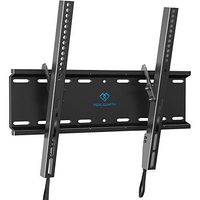 PERLESMITH Tilting TV Wall Mount Bracket Low Profile for Most 23-60 inch LED LCD OLED, Plasma Flat Screen TVs with VESA 400x400mm Weight up to 115lbs