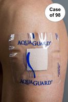 4" x 4" AquaGuard PICC Line Cover Moisture Barrier (Case of 14)