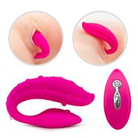 Perfect Size U Shape Vibrante Toy for Women Wearable V+ibrator Medical Silicone Wireless Remote Control Vibrating Rechargeable M+a+ssager for Women Couples