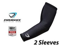 Endurance Shield 360 Compression Arm Sleeve (2 pcs) - Small - Black