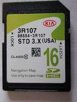 3R107 2015 2016 KIA CADENZA Navigation MAP Sd Card ,GPS UPDATE , OEM PART # 96554-3R107 16GB OEM PART