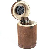 Brog Wooden Barrel Cigar and Pipe Tobacco Humidor by TISFA