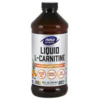 NOW Sports Nutrition, L-Carnitine Liquid 1000 mg, Highly Absorbable, Tropical Punch, 16-Ounce
