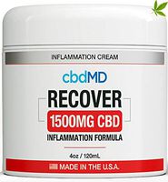 1500mg Organic Hemp Cream Tub Recovery Msm Vitamin B6 Arnica Pain Stress Relief Topical Lotion Joints Aches Skin Support U.S. Grown Hemp Soreness Inflammation Omegas