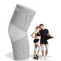 KADUN Ergonomics Compression Knee Brace All Day Wearing for Women and Man Sports Protecting Knee Joint Supporting Arthritis ACL（Gray XX-Large）