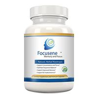Mental Focus Supplement - Focusene. Caffeine-free brain support supplement for Brain Enhancement, Memory Loss, Focus and Energy. Non-addictive brain boosters. Improve brain function with Nootropics,60 Premium Capsules