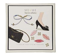 Karen Adams"She She" Gift Enclosure Box of 8 Assorted Cards with Envelopes