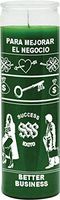 Indio Products Better Business Green Candle - Silkscreen 1 Color 7 Day