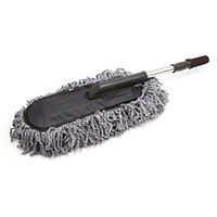 uxcell Gray Telescoping Cleaning Brush Duster Dust Wax Mop Dusting Tool for Car