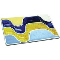 Activity Tray, Wavy Gel and Fabrics (Blue and Yellow) Each