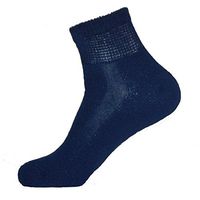 Sole Pleasers Men's Diabetic Quarter Socks - 3 pairs (Navy)