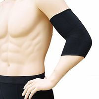 Alpha Medical Elbow Brace Compression Support Sleeve for Tendonitis, Tennis Elbow, Golf Elbow Treatment - Reduce Joint Pain (Small, Black)