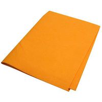 Chamois Single Sheet - Orange by Cleverbrand