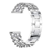 Lyperkin Samsung Galaxy Watch Band 46mm, Luxury Delicate Stainless Steel Wristband Strap Band Replacement Accessory Bracelet Compatible with Samsung Galaxy Smart Watch