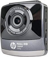 HP F505G Black/Grey 1080p Wide Angle Dashboard Camera Recorder with G-Sensor (Compact, Automobile DVR)