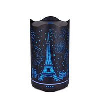 Aromatherapy Essential Oil Diffuser,Humidifier,Ultrasonic Quiet,Cool Mist,Adjustable Time Setting,Color Light Changing,Waterless Auto Off,for Baby,Home,Office,Yoga,Birthday,Gift,Decorative 250ml Metal