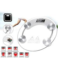 Toughened Glass Electronic Digital Body Scales 180KG Bathroom Gym Scales LCD Display Body Weighing Digital Weight Scale,United States