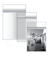 Golden State Art, 100 16 3/8x20 1/8 Crystal Clear Bag for mat mattes