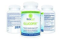 GLUCOFIX: Blood Sugar Support Supplement - 120 Vege Caps- Maintains Healthy Glucose Metabolism and Immune Function, and Provides Anti-oxidant Support - With Berberine and Cinnamon
