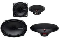 2) Rockford Fosgate R14X2 4" 60W + 2) R169X2 6x9" 130W 2-Way Car Audio Speakers