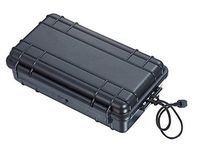 Visol Wyatt Hard Plastic Travel Cigar Humidor - 5 Cigars