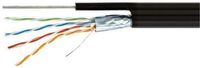 WeCable by Certicable 250 ' Ft. CAT 6A FTP 550MHZ Solid Gel Filled with Messenger Cable 23 AWG