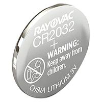 RAYOVAC KECR2032-1C 3-Volt Lithium 2032 Keyless Entry Battery, New