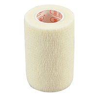 Pack of 3 Rolls Waterproof Self Adhesive Bandage Tape Finger Joints Wrap Sports Care (3 inch*6yds, White)